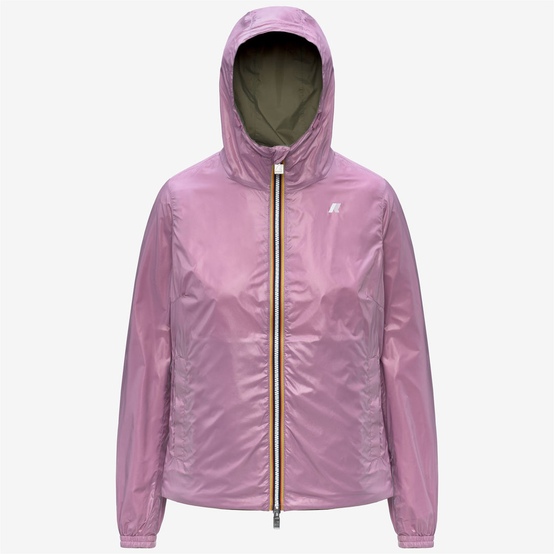 Jacke K Way REVERSIBLE Green Violet