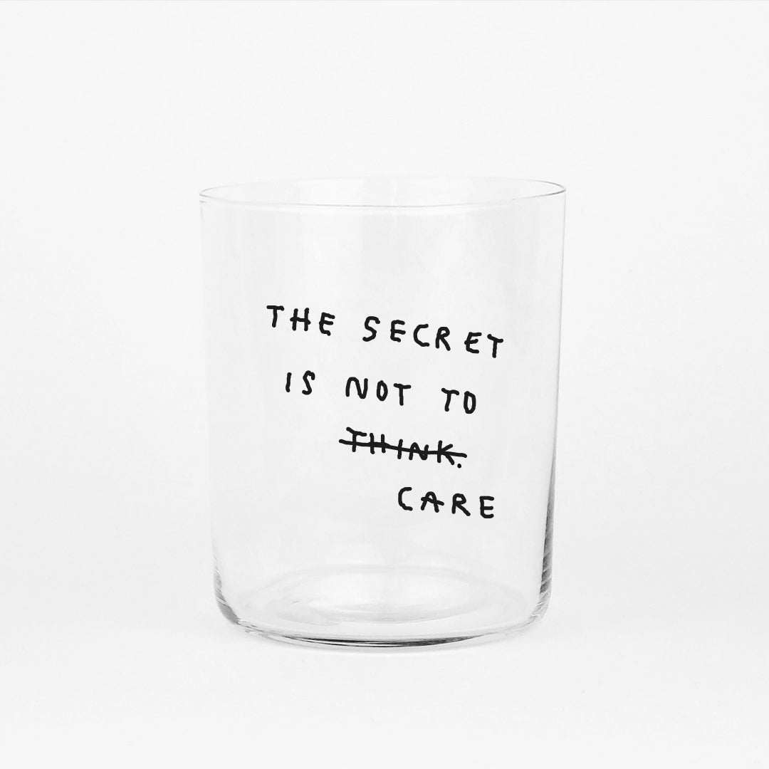 Glas The secret not to care (Large)