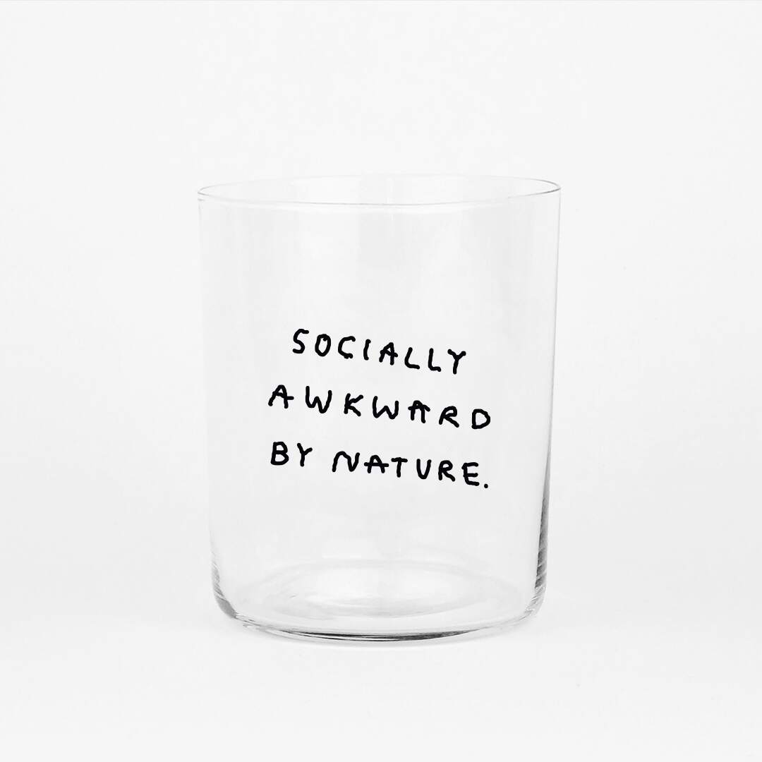 Glas Socially awkward by nature (Large)