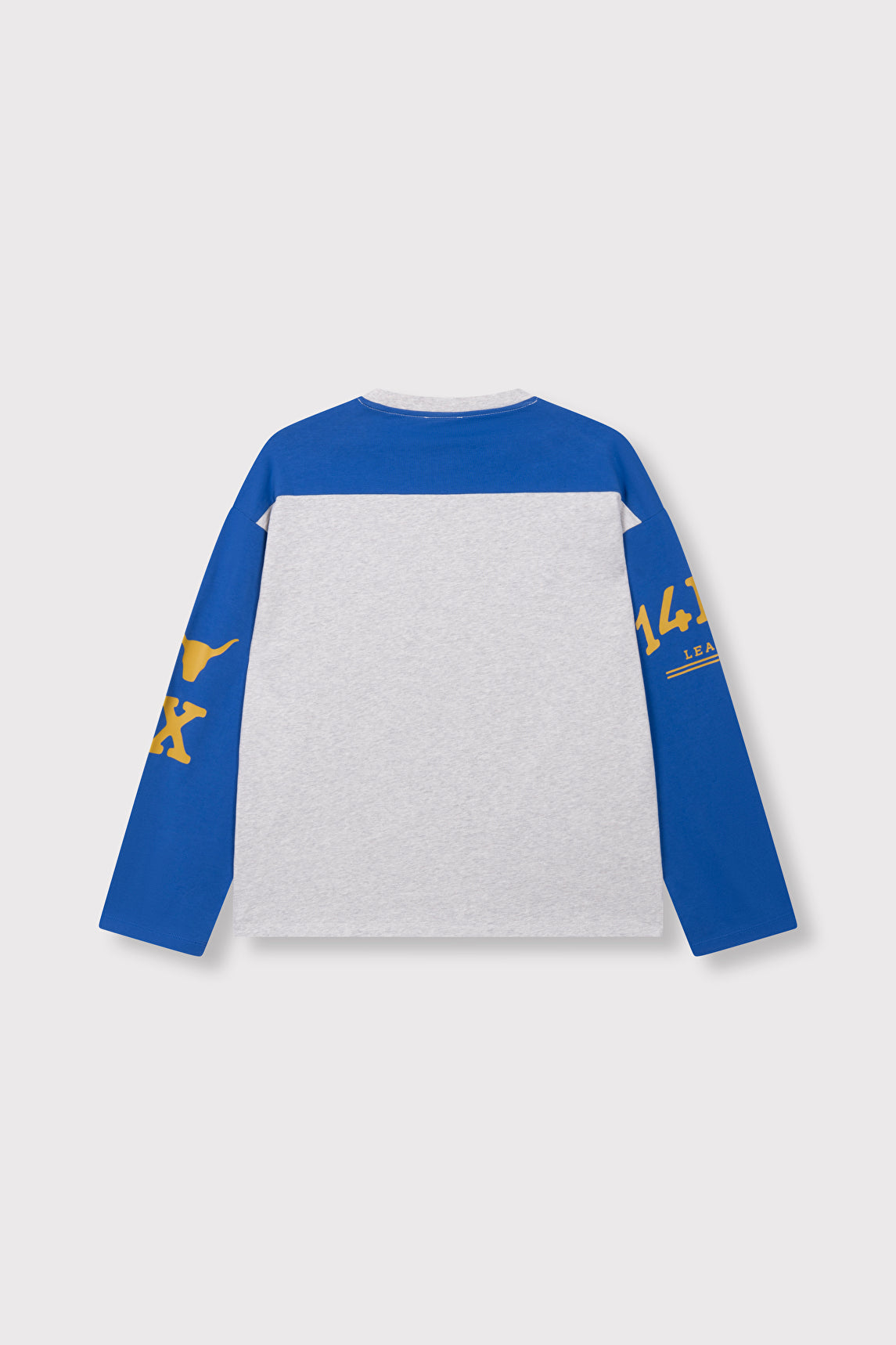 ALIX The Label Mix Longsleeve T-Shirt in Hellgrau meliert – Ansicht 3