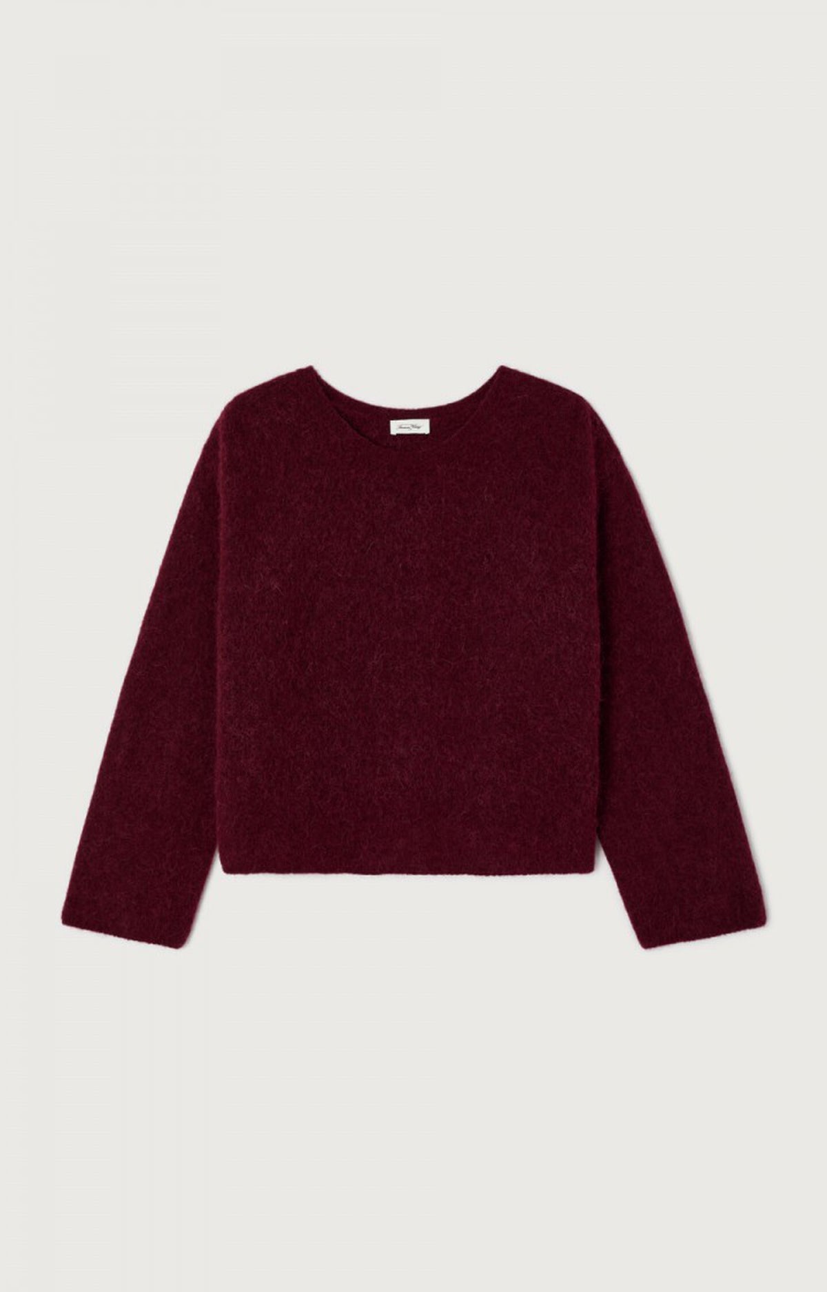 American Vintage Pullover Vitow – Grenat Chiné – Vorderansicht