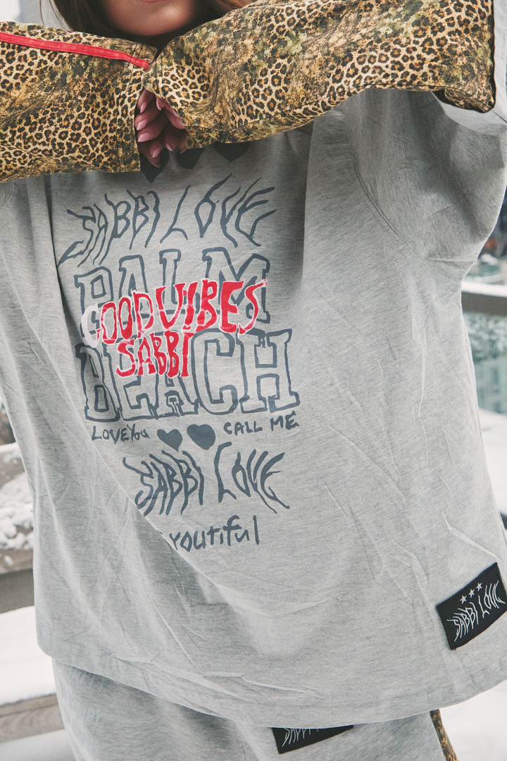 Sabbi LEOPARD LONG SLEEVE TEE