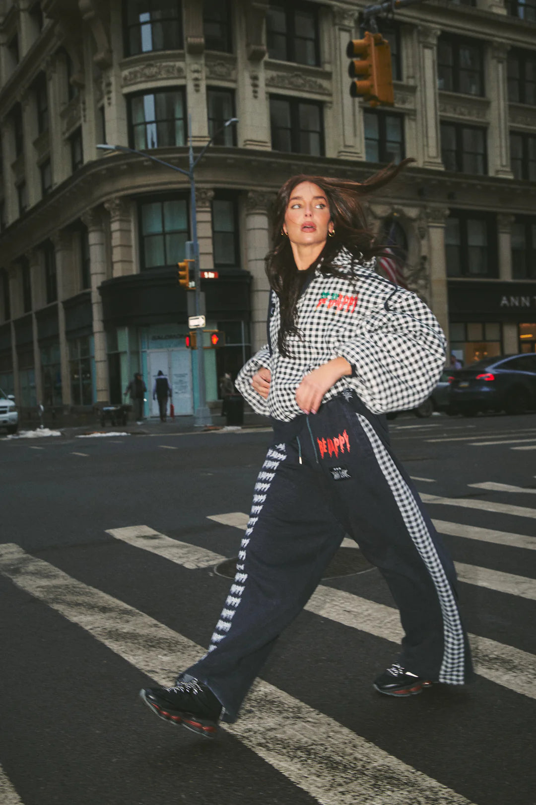 Sabbi LEG SWEAT PANTS - GINGHAM
