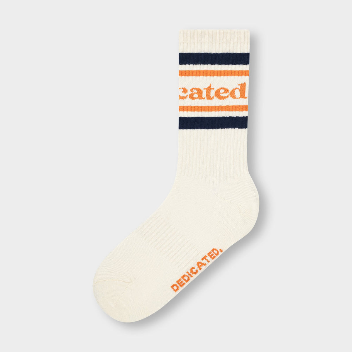DEDICATED Sportsocken Ullevi Logo Off-White