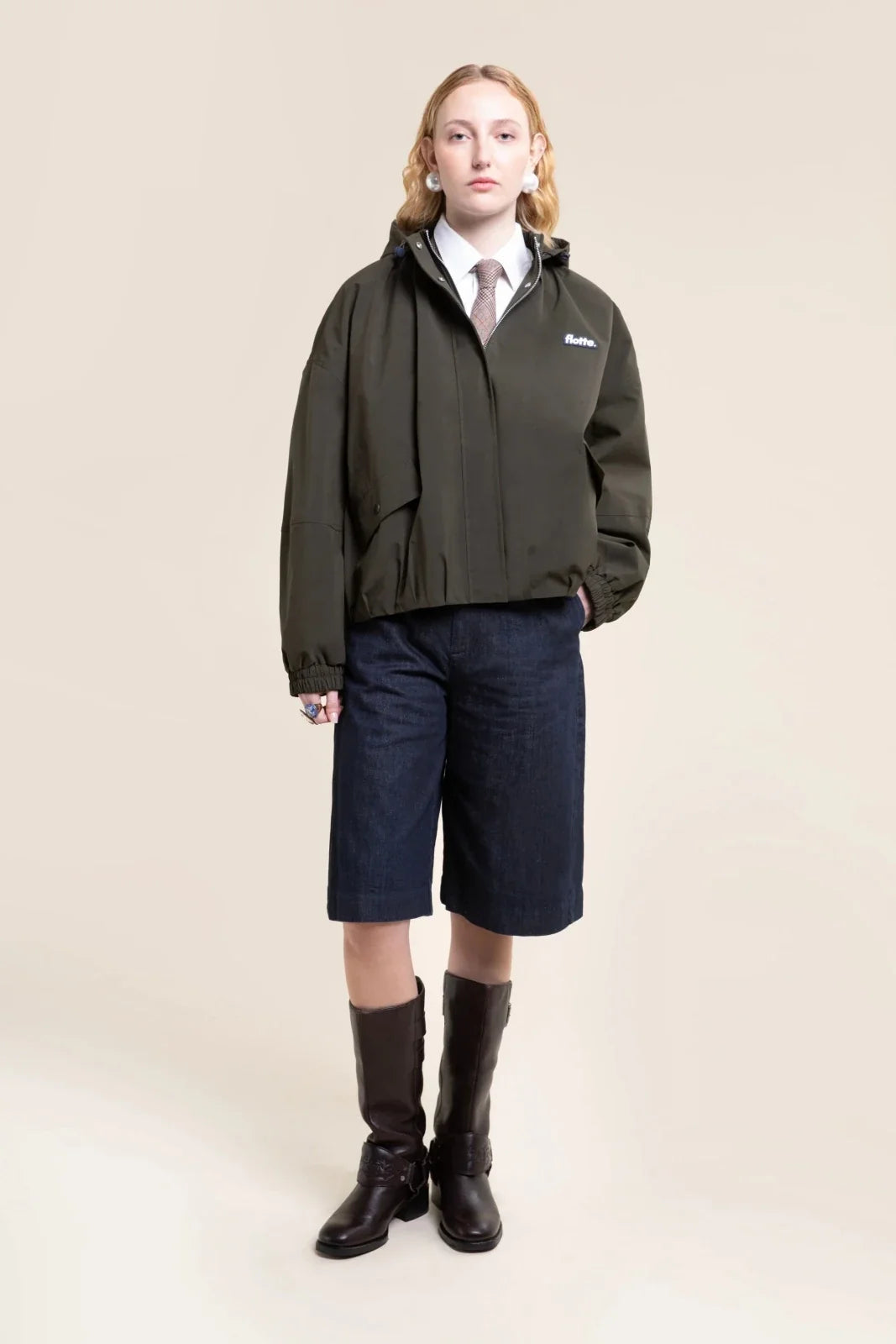 Waterproof jacket grün Flotte