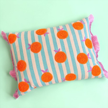 Kissen Stripe Orange noi