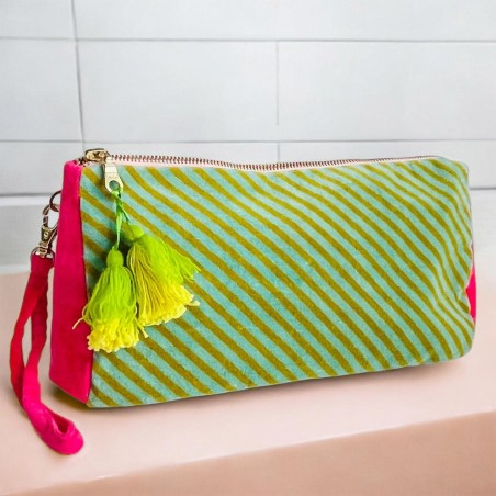 Kosmetiktasche Velvet Enjoy Today!