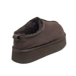 New Zealand Boots Plateau Clog Coffee