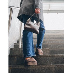 New Zealand Boots Plateau Clog Coffee