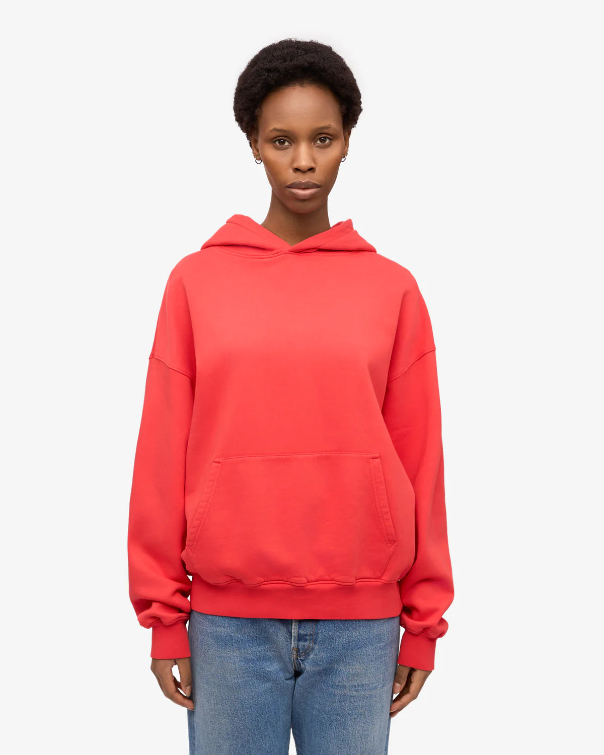 CFS Oversized Hood - Red Tangerine