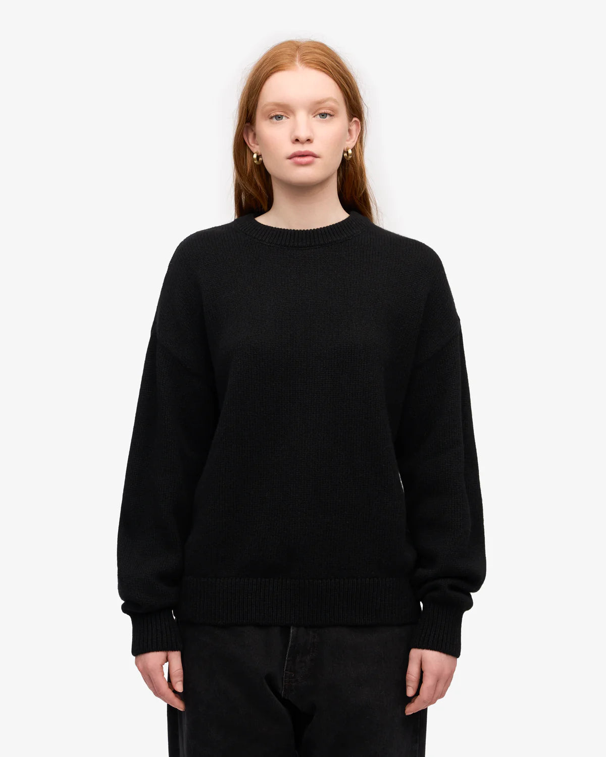 COLORFUL STANDARD Oversized Pullover Black