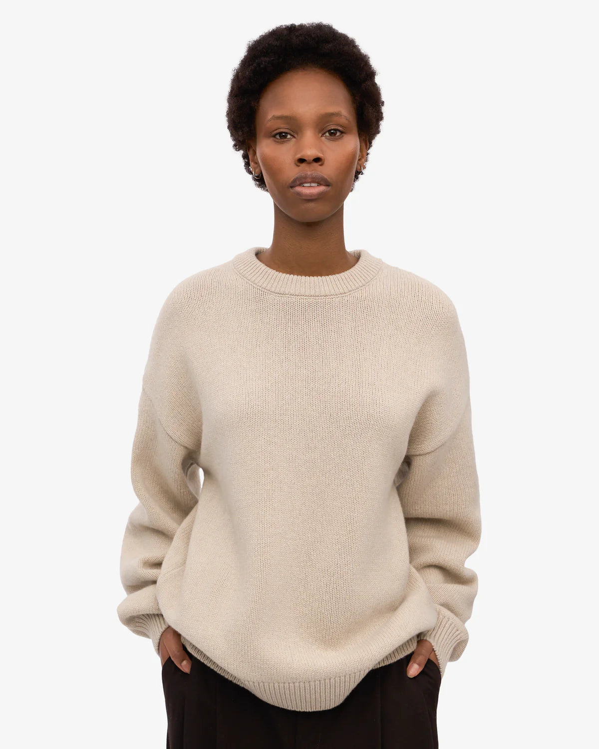 COLORFUL STANDARD Oversized Pullover White