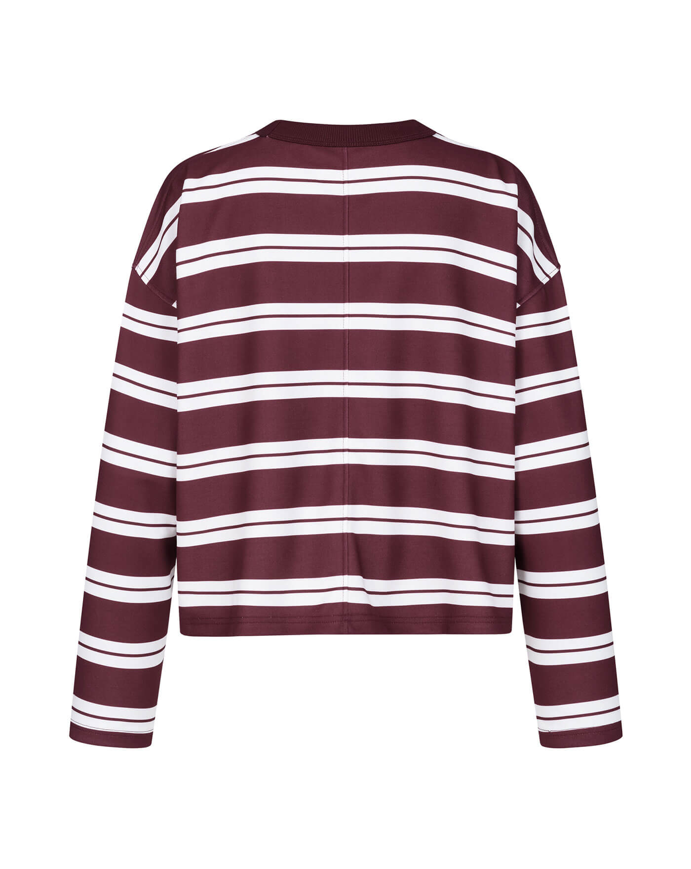 PG3 Sweater GIOVANNA Bordeaux Weiß – Rückansicht