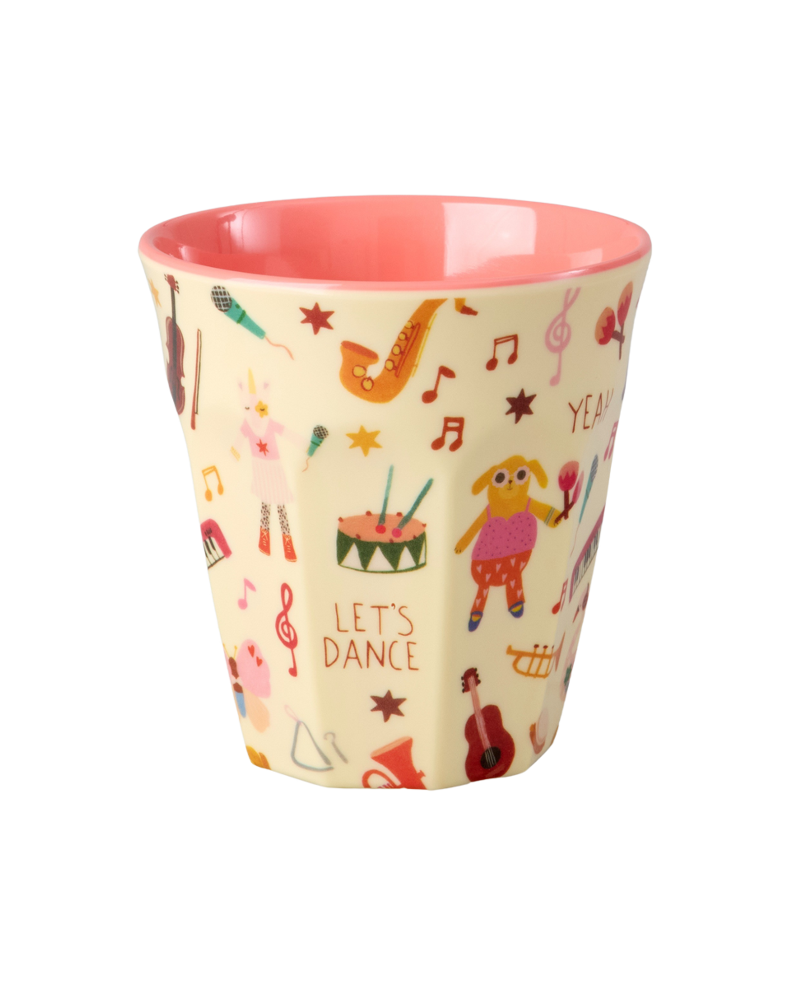 RICE Kinderbecher 250 ml – Pink – Music Band