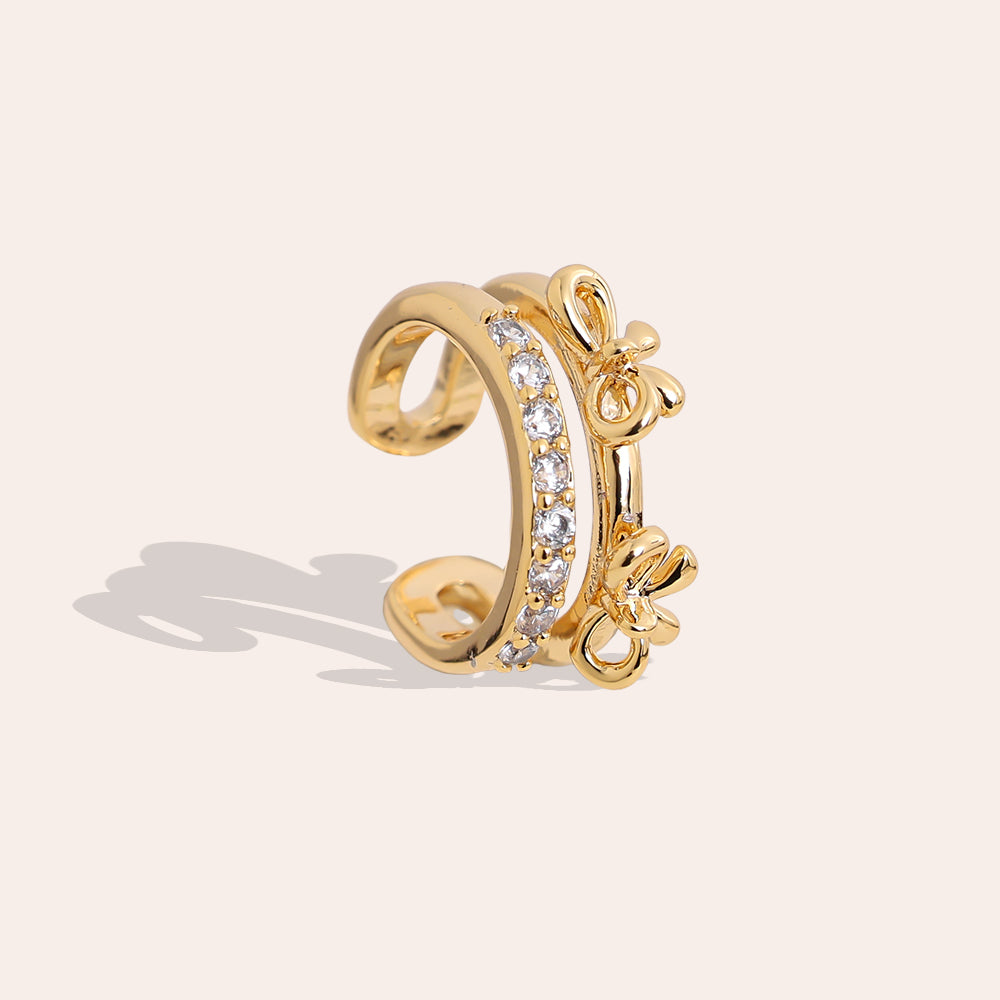 Earcuff Schleife – Gold
