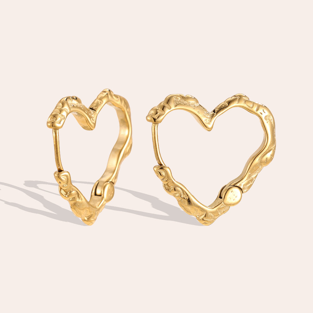 Creolen Herzform – Gold
