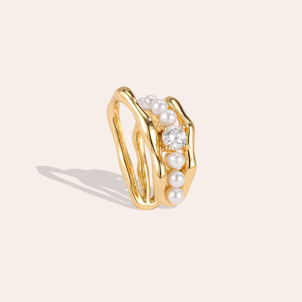 Earcuff Perle – Gold