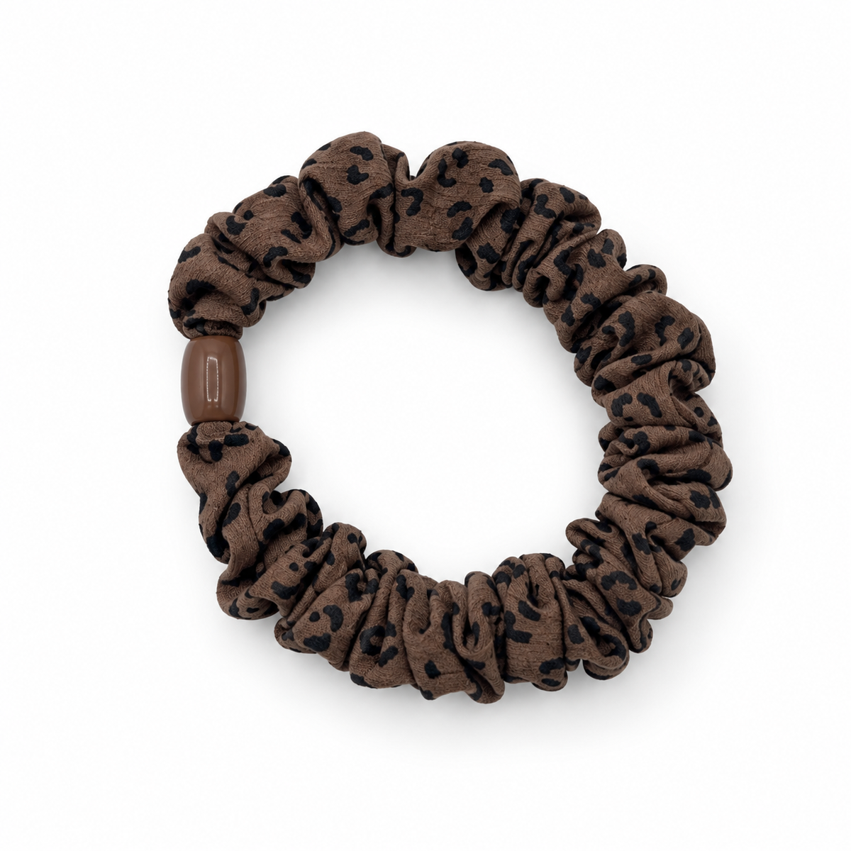 Schmaler Scrunchie Leo Taupe