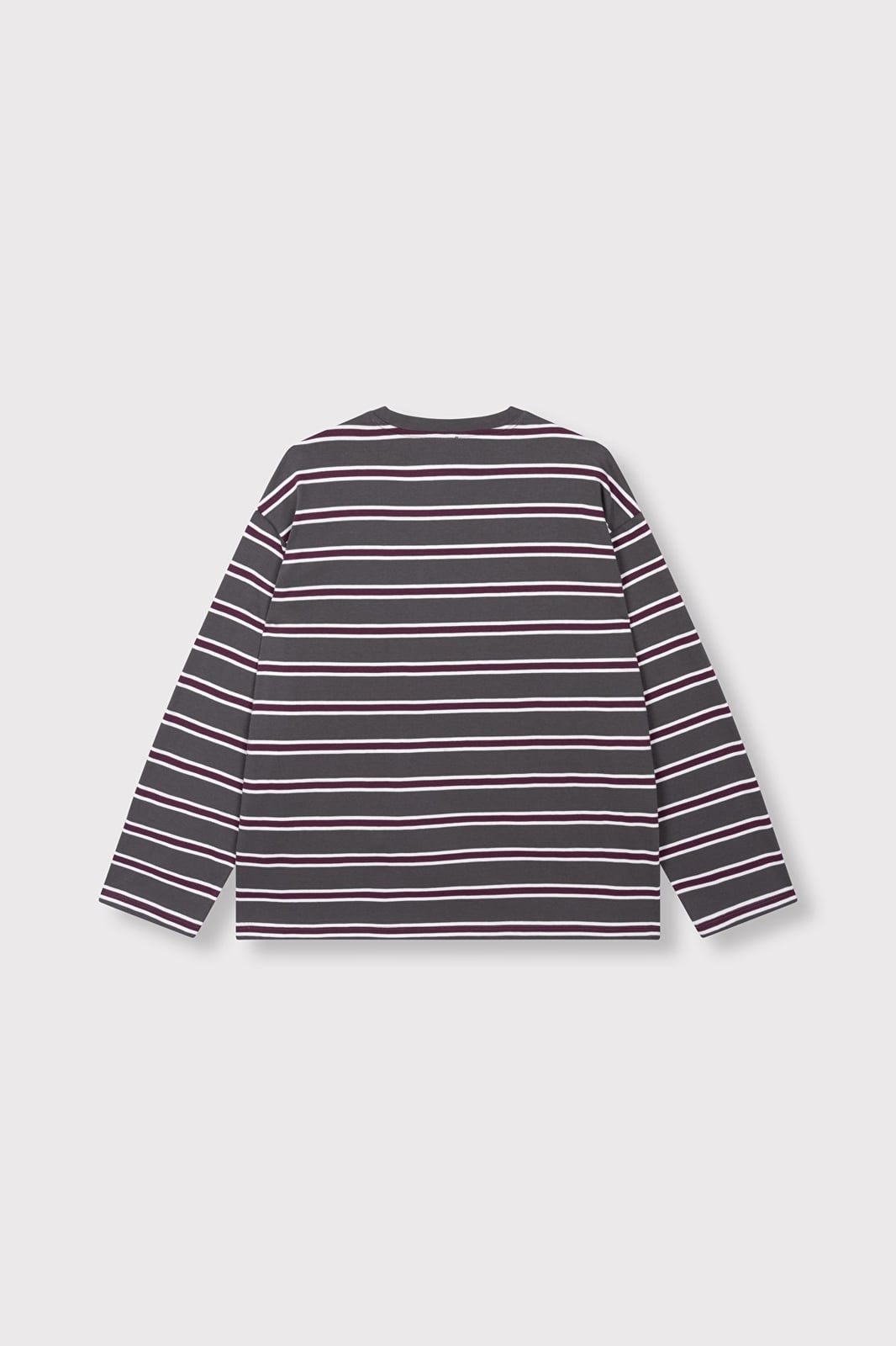 ALIX The Label Stripe Longsleeve T-Shirt – Anthrazit – Ansicht 4