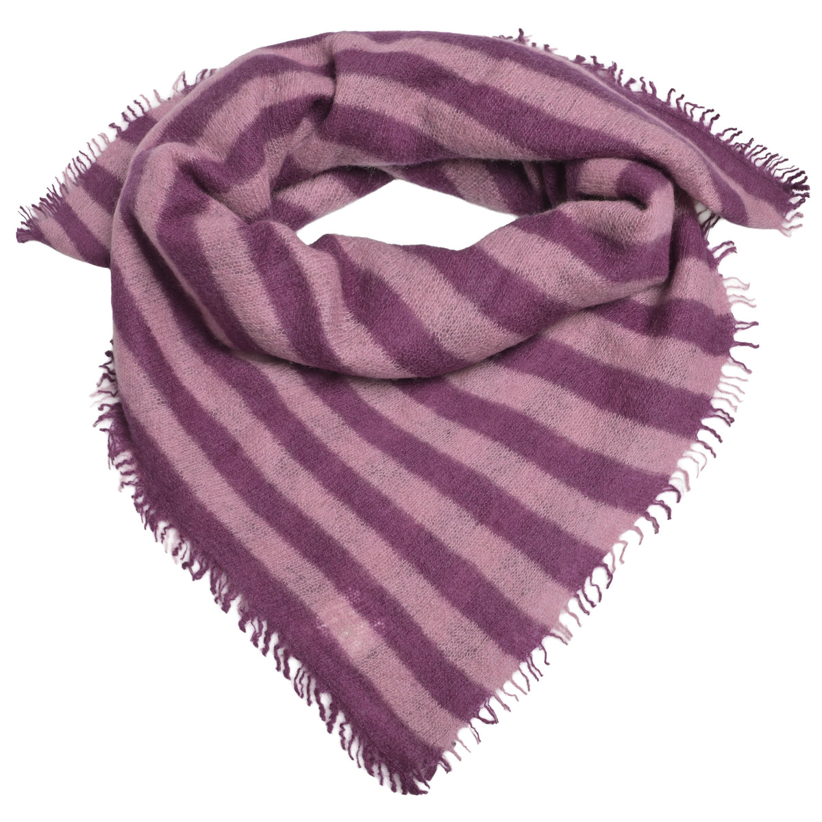 cute stuff Kaschmir-Bandana Stripe in Feige