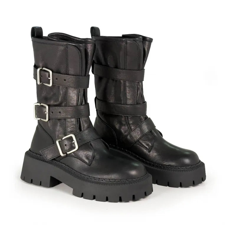 Vic Matie  Bob Biker Buckle black