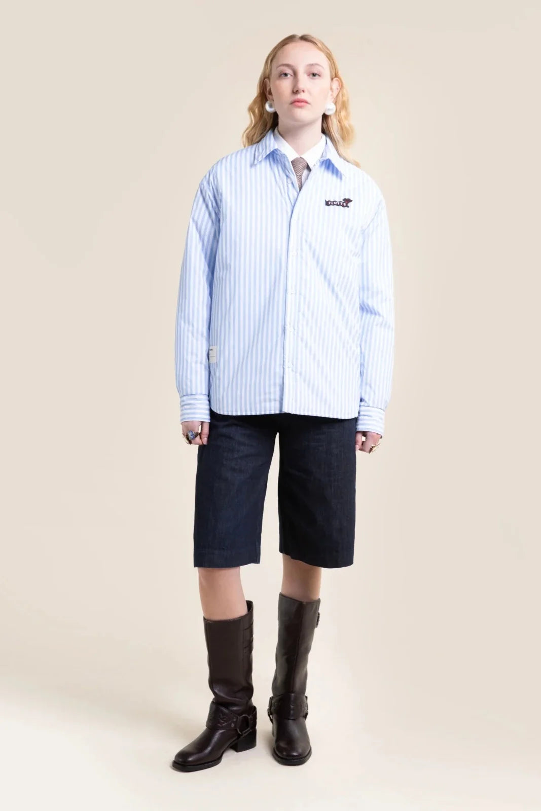 Overshirt Walter blau Flotte