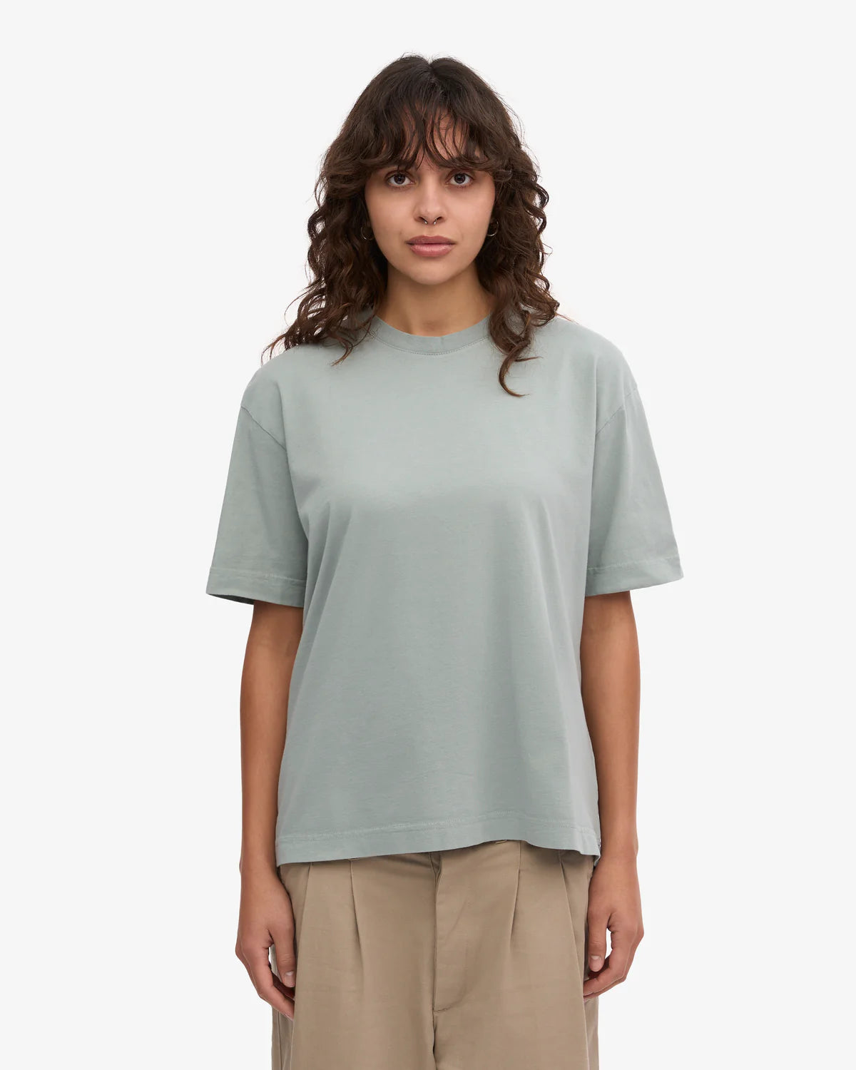 Oversized T-Shirt -faded grey
